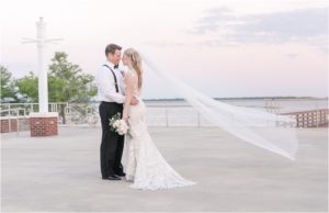Kissimmee Lakefront Park Wedding portraits bride and groom