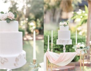 Kissimmee Lakefront Park Wedding Inspo cake
