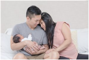 First time parents family of 3